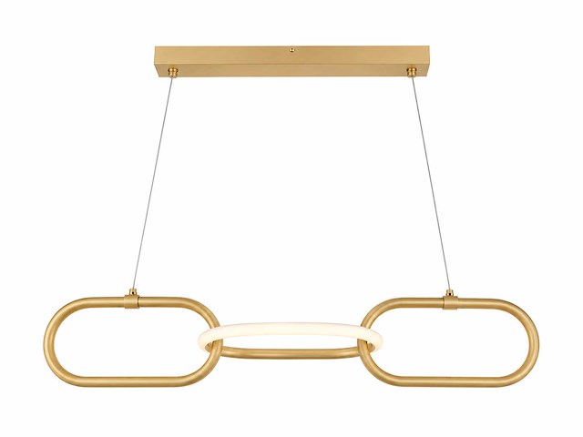 Led design hanglamp 20w – 4000k neutraal wit - rose gold – ip20 – empire-20 - afbeelding 2 van  5