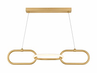 Led design hanglamp 20w – 4000k neutraal wit - rose gold – ip20 – empire-20 - afbeelding 2 van  5