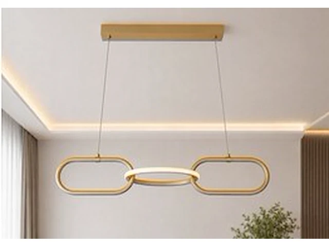 Led design hanglamp 20w – 4000k neutraal wit - rose gold – ip20 – empire-20 - afbeelding 1 van  6