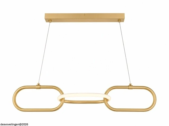 Led design hanglamp 20w – 4000k neutraal wit - rose gold – ip20 – empire-20 - afbeelding 3 van  6
