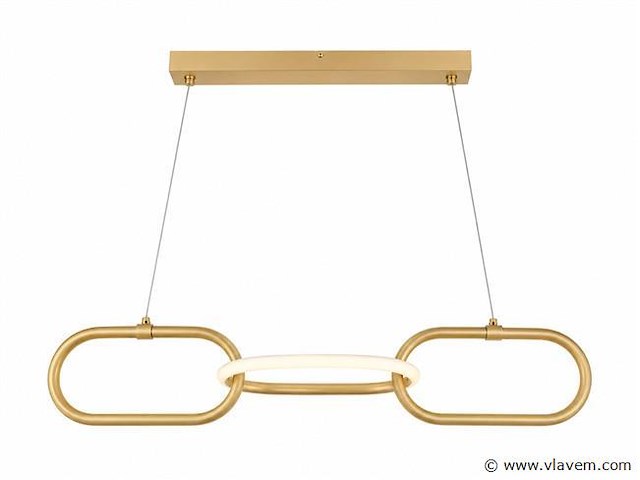 Led design hanglamp 20w – 4000k neutraal wit - rose gold – ip20 – empire-20 - afbeelding 2 van  5