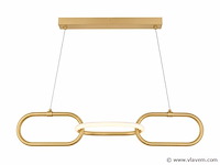 Led design hanglamp 20w – 4000k neutraal wit - rose gold – ip20 – empire-20 - afbeelding 2 van  5