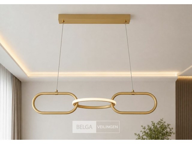 Led design hanglamp 20w – 4000k neutraal wit - rose gold – ip20 – empire-20 - afbeelding 1 van  6