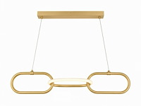 Led design hanglamp 20w – 4000k neutraal wit - rose gold – ip20 – empire-20 - afbeelding 3 van  6