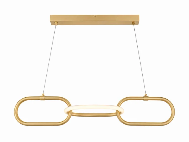 Led design hanglamp 20w – 4000k neutraal wit - rose gold – ip20 – empire-20 - afbeelding 2 van  5