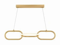 Led design hanglamp 20w – 4000k neutraal wit - rose gold – ip20 – empire-20 - afbeelding 1 van  5