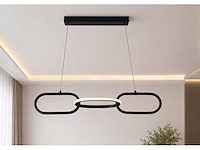 Led design hanglamp 20w – 4000k neutraal wit - zwart – ip20 – empire-20 - afbeelding 1 van  5