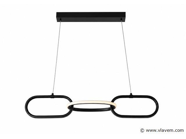 Led design hanglamp 20w – 4000k neutraal wit - zwart – ip20 – empire-20 - afbeelding 2 van  5