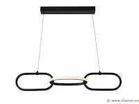 Led design hanglamp 20w – 4000k neutraal wit - zwart – ip20 – empire-20 - afbeelding 2 van  5