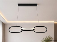 Led design hanglamp 20w – 4000k neutraal wit - zwart – ip20 – empire-20 - afbeelding 1 van  5