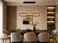 Led design hanglamp 20w – 4000k neutraal wit - zwart – ip20 – empire-20 - afbeelding 3 van  5