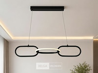 Led design hanglamp 20w – 4000k neutraal wit - zwart – ip20 – empire-20 - afbeelding 1 van  6