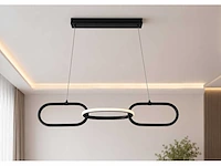 Led design hanglamp 20w – 4000k neutraal wit - zwart – ip20 – empire-20 - afbeelding 1 van  5