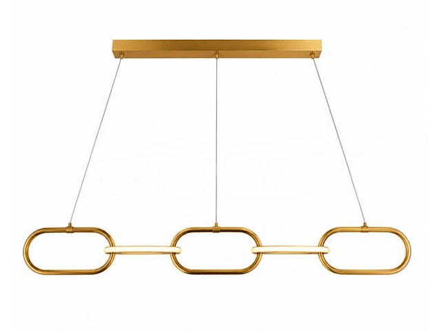 Led design hanglamp 36w – 4000k neutraal wit - rose gold – ip20 – empire-36 - afbeelding 2 van  5