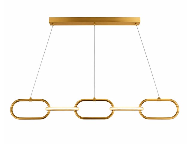 Led design hanglamp 36w – 4000k neutraal wit - rose gold – ip20 – empire-36 - afbeelding 2 van  5