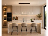 Led design hanglamp 36w – 4000k neutraal wit - rose gold – ip20 – empire-36