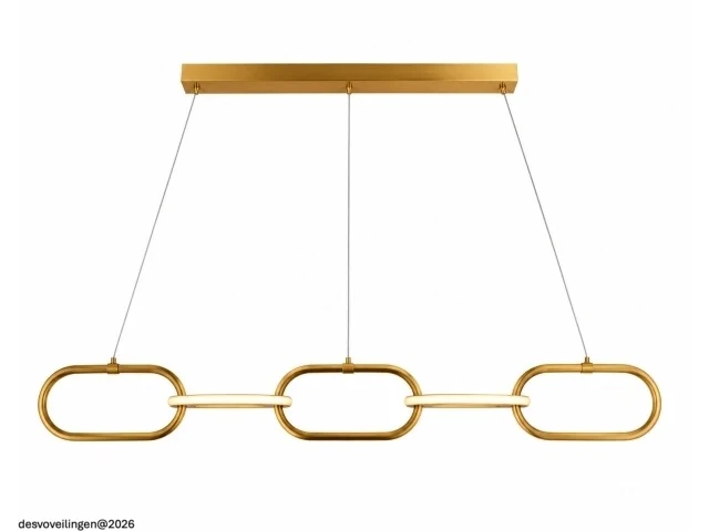 Led design hanglamp 36w – 4000k neutraal wit - rose gold – ip20 – empire-36 - afbeelding 3 van  6