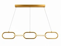 Led design hanglamp 36w – 4000k neutraal wit - rose gold – ip20 – empire-36 - afbeelding 3 van  6