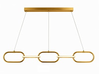 Led design hanglamp 36w – 4000k neutraal wit - rose gold – ip20 – empire-36 - afbeelding 3 van  6