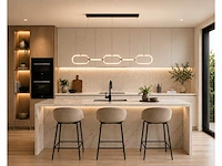 Led design hanglamp 36w – 4000k neutraal wit - rose gold – ip20 – empire-36