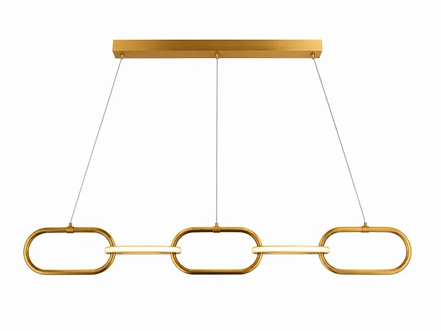 Led design hanglamp 36w – 4000k neutraal wit - rose gold – ip20 – empire-36 - afbeelding 2 van  5