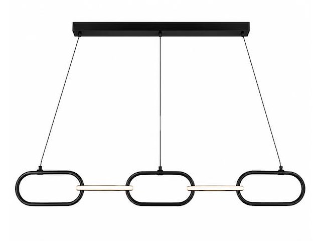Led design hanglamp 36w – 4000k neutraal wit - zwart – ip20 – empire-36 - afbeelding 3 van  5