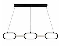 Led design hanglamp 36w – 4000k neutraal wit - zwart – ip20 – empire-36 - afbeelding 3 van  5