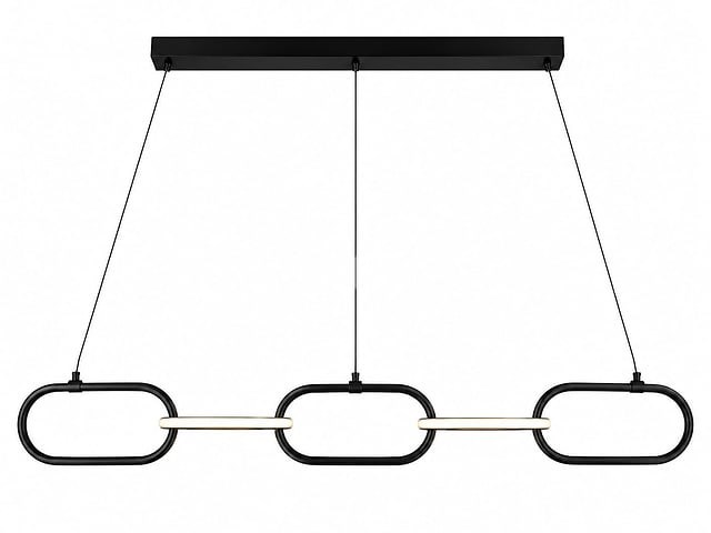 Led design hanglamp 36w – 4000k neutraal wit - zwart – ip20 – empire-36 - afbeelding 2 van  5