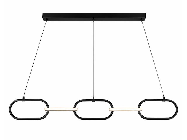 Led design hanglamp 36w – 4000k neutraal wit - zwart – ip20 – empire-36 - afbeelding 2 van  5