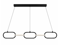 Led design hanglamp 36w – 4000k neutraal wit - zwart – ip20 – empire-36 - afbeelding 2 van  5