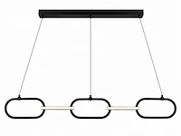 Led design hanglamp 36w – 4000k neutraal wit - zwart – ip20 – empire-36 - afbeelding 3 van  6