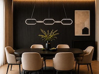Led design hanglamp 36w – 4000k neutraal wit - zwart – ip20 – empire-36 - afbeelding 1 van  5