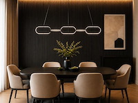 Led design hanglamp 36w – 4000k neutraal wit - zwart – ip20 – empire-36 - afbeelding 1 van  5