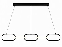 Led design hanglamp 36w – 4000k neutraal wit - zwart – ip20 – empire-36 - afbeelding 3 van  6