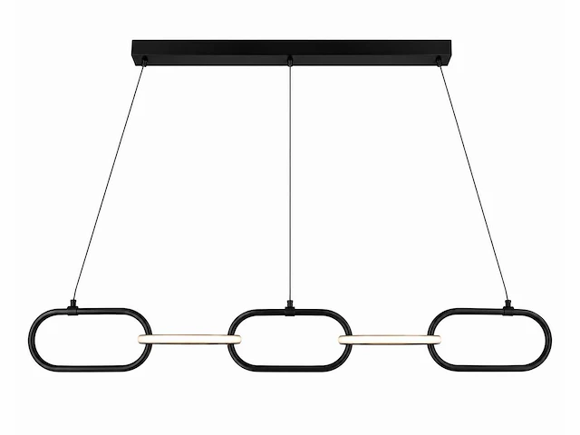 Led design hanglamp 36w – 4000k neutraal wit - zwart – ip20 – empire-36 - afbeelding 2 van  5