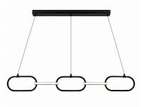 Led design hanglamp 36w – 4000k neutraal wit - zwart – ip20 – empire-36 - afbeelding 3 van  5