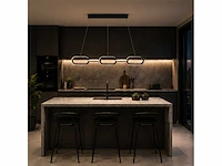 Led design hanglamp 36w – 4000k neutraal wit - zwart – ip20 – empire-36 - afbeelding 4 van  5