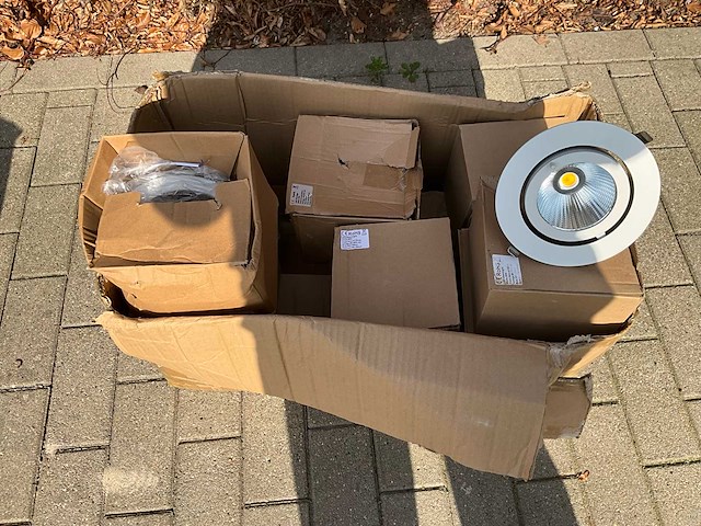 Led downlight 20w inbouwspots | natural white | ø165 mm | incl. drivers | nieuw (13x) - afbeelding 1 van  4