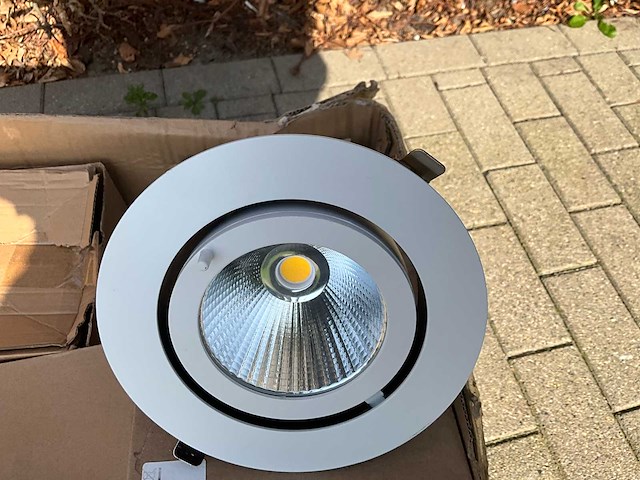 Led downlight 20w inbouwspots | natural white | ø165 mm | incl. drivers | nieuw (13x) - afbeelding 2 van  4