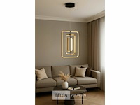 Led hanglamp - 5835/3 - 45w - goud - in hoogte verstelbaar - rechthoekig ontwerp - afbeelding 3 van  4