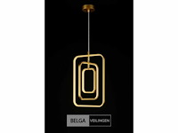 Led hanglamp - 5835/3 - 45w - goud - in hoogte verstelbaar - rechthoekig ontwerp - afbeelding 4 van  4