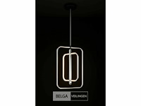 Led hanglamp - 5835/3 - 45w - zilver - in hoogte verstelbaar - rechthoekig design - afbeelding 3 van  4