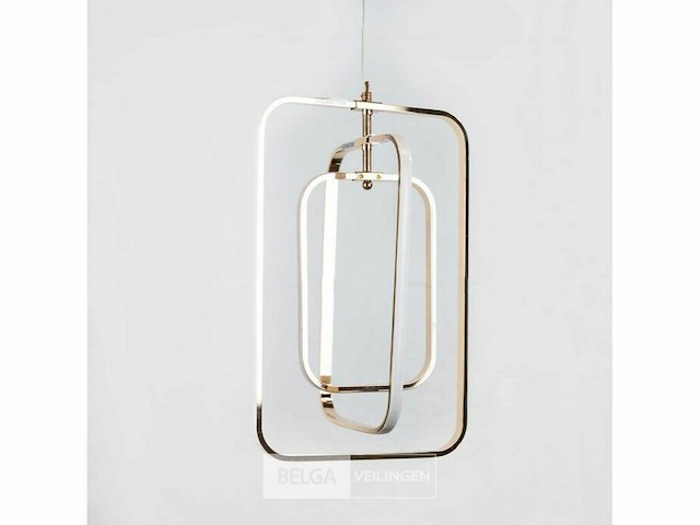 Led hanglamp - 5835/3 - 45w - zilver - in hoogte verstelbaar - rechthoekig design - afbeelding 4 van  4