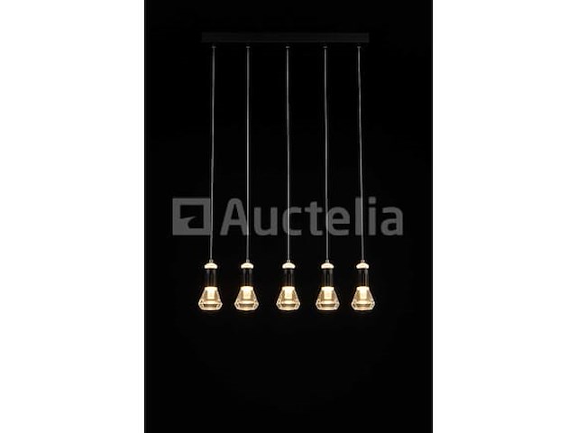 Led hanglamp - b029/5 - 3000k - warm wit - 600 mm - in hoogte verstelbaar - zilver - afbeelding 4 van  4
