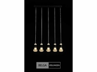 Led hanglamp - b029/5 - 3000k - warm wit - 600 mm - in hoogte verstelbaar - zilver - afbeelding 5 van  5