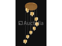 Led hanglamp - b063/8 - 3000k - warm wit - ø400 mm - in hoogte verstelbaar - zilver - afbeelding 4 van  4