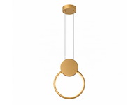 Led hanglamp 11w – 4000k neutraal wit - goud – ip20 – forever - afbeelding 1 van  5