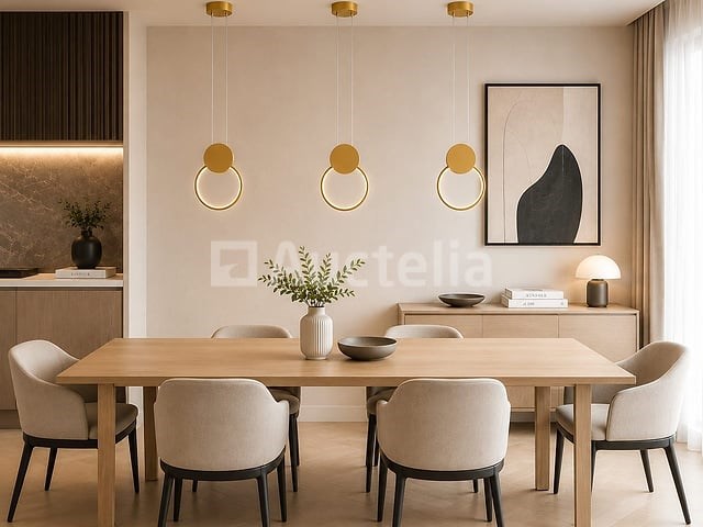 Led hanglamp 11w – 4000k neutraal wit - goud – ip20 – forever - afbeelding 1 van  5