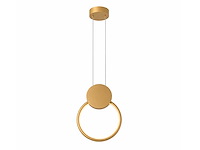 Led hanglamp 11w – 4000k neutraal wit - goud – ip20 – forever - afbeelding 2 van  5