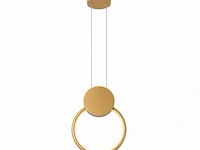 Led hanglamp 11w – 4000k neutraal wit - goud – ip20 – forever - afbeelding 3 van  6